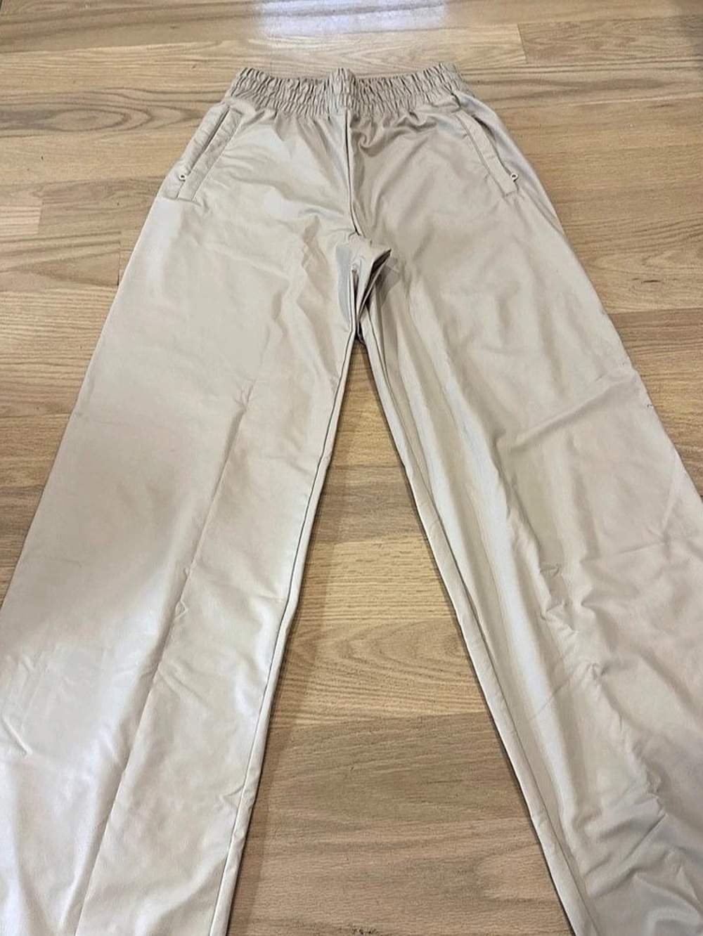 Wide Leg Pants in Cream